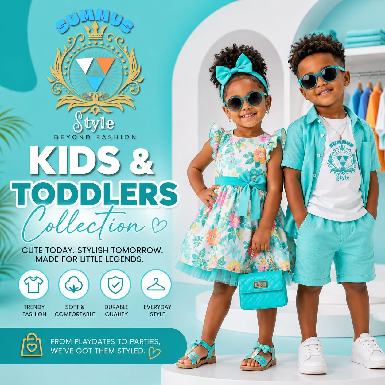summus style kids and toddler's logoclothing