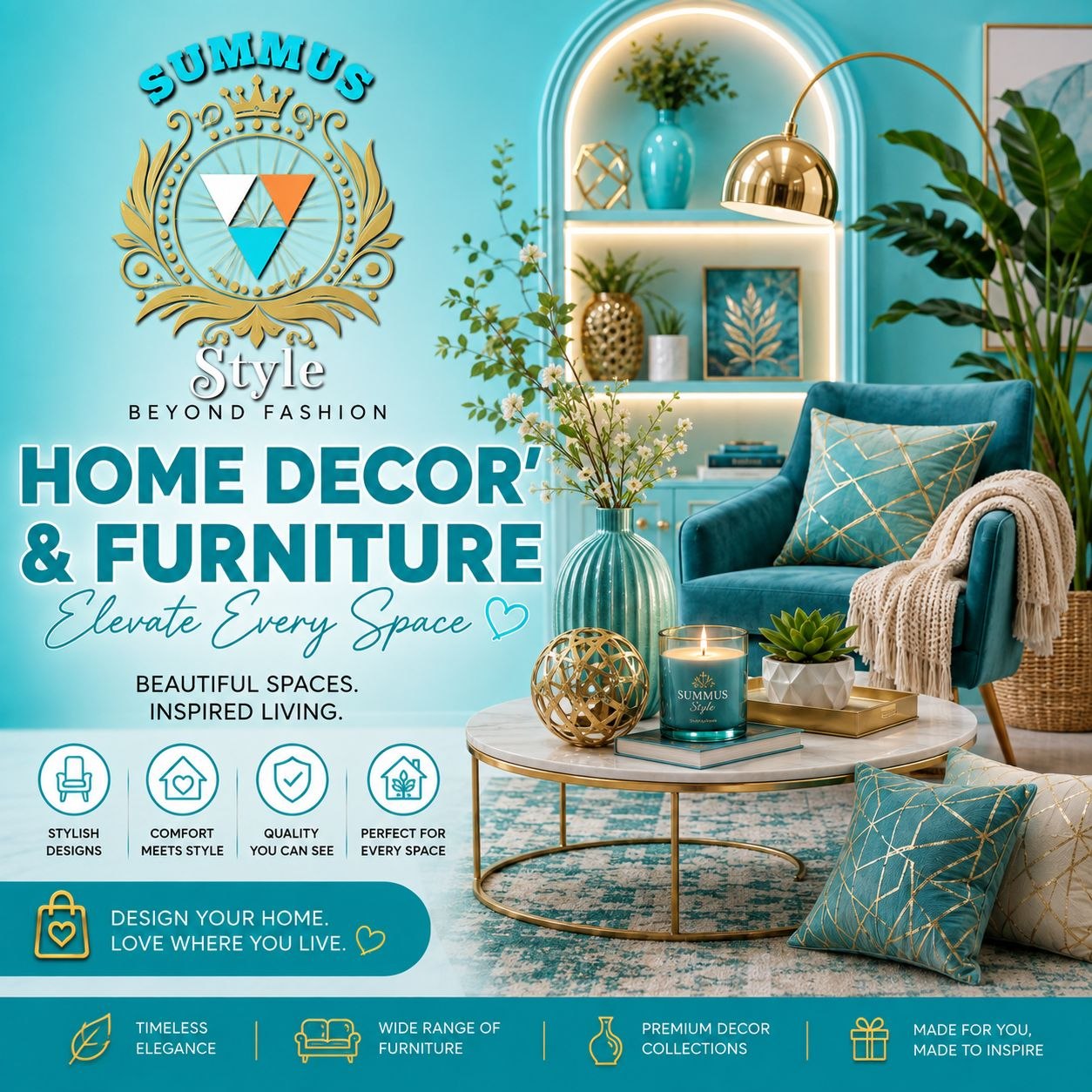 Home décor and furniture category