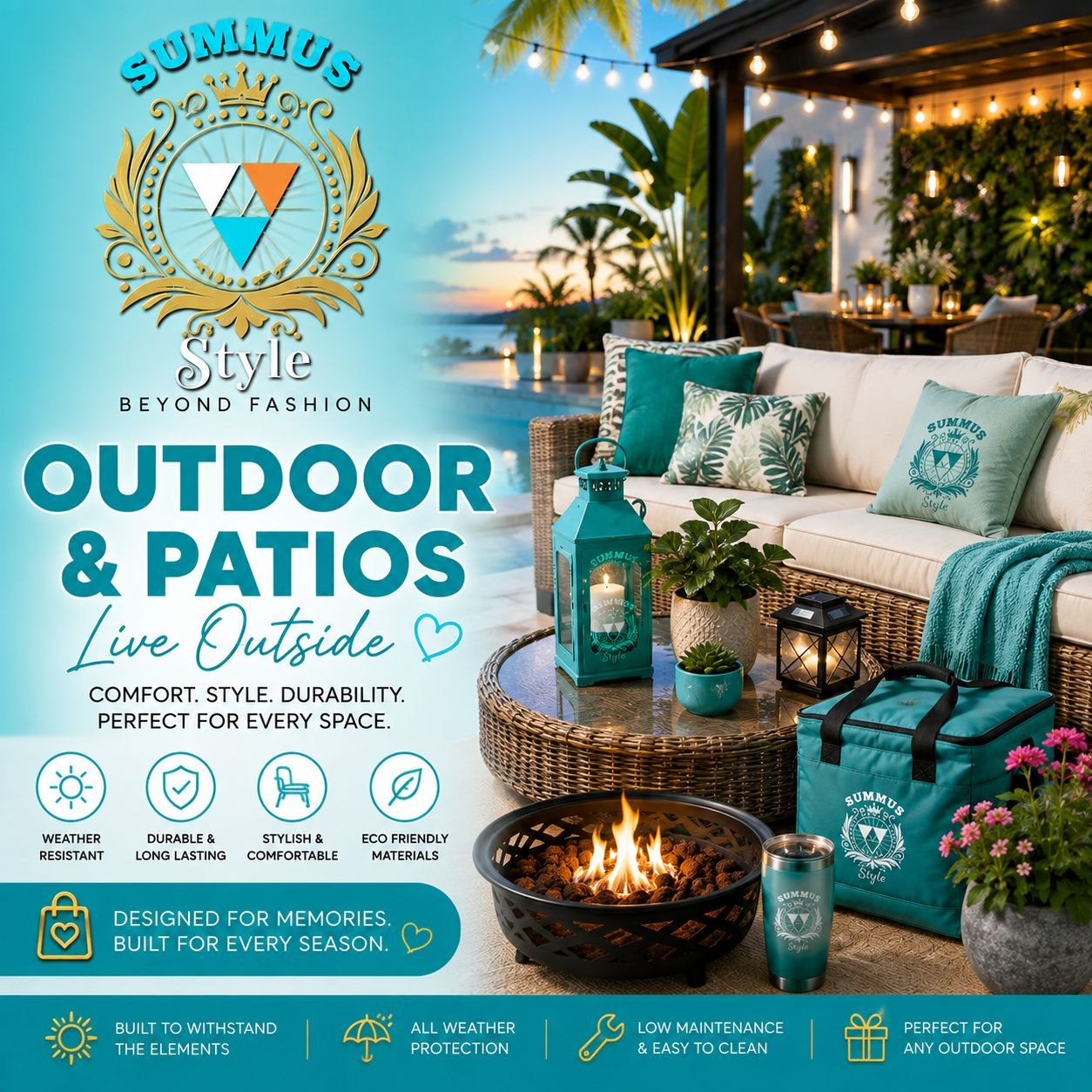 Outdoor and patios category