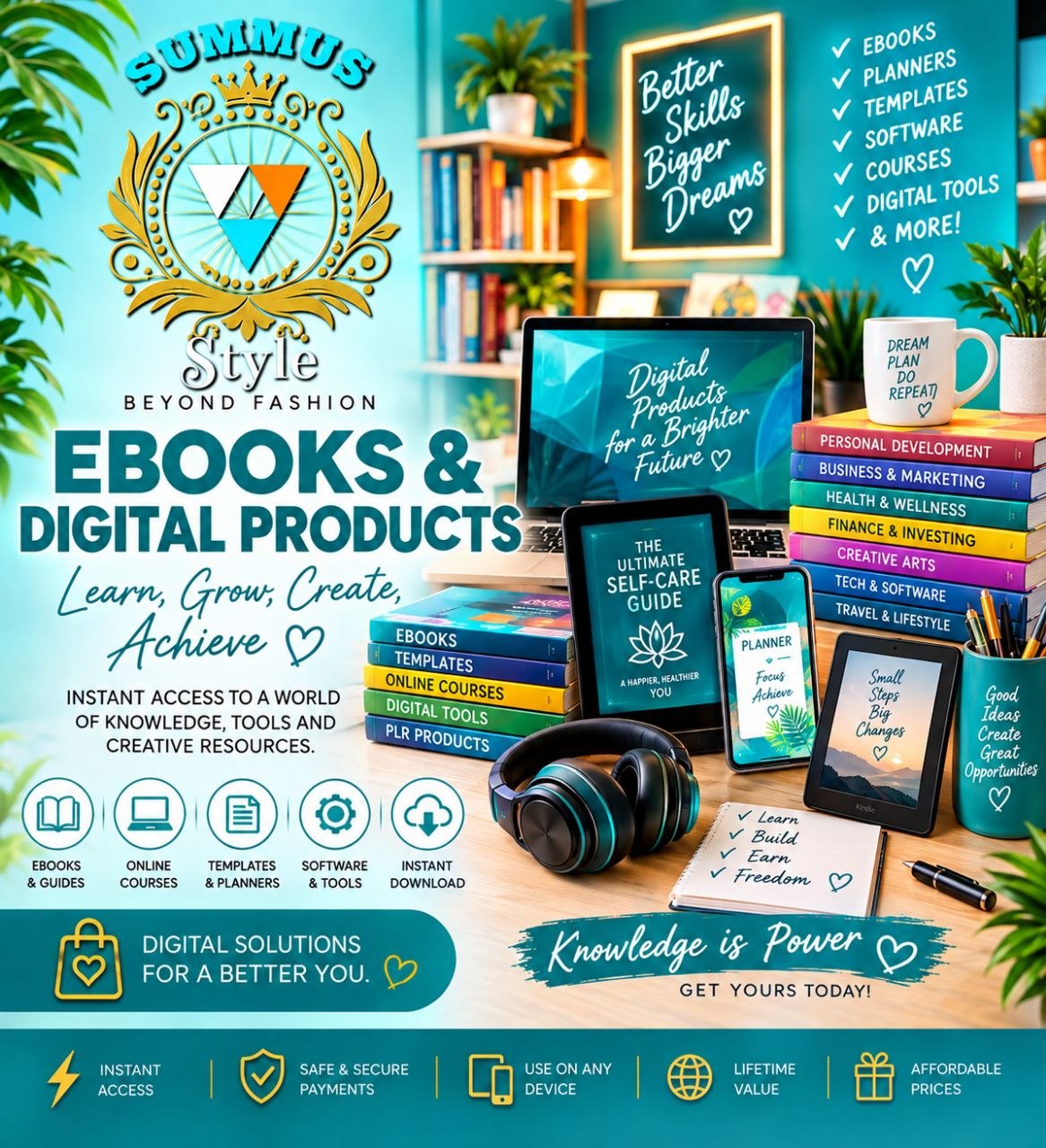 eBooks and digital products category